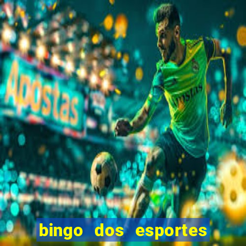 bingo dos esportes para imprimir