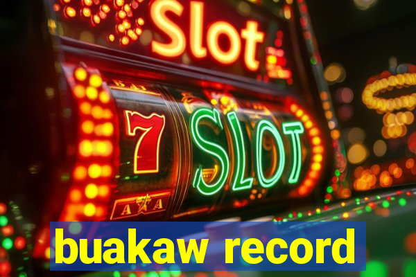 buakaw record