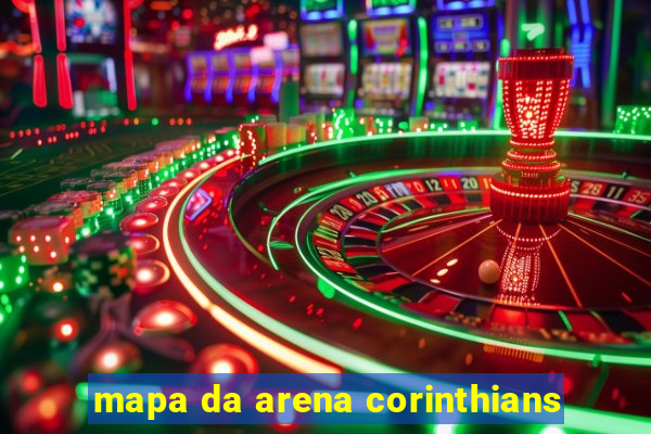 mapa da arena corinthians