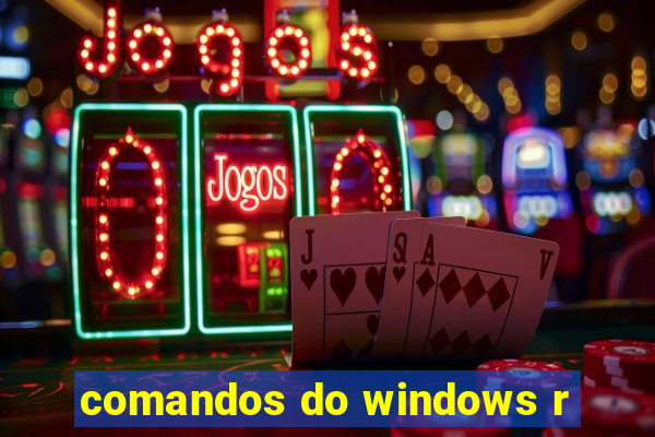 comandos do windows r