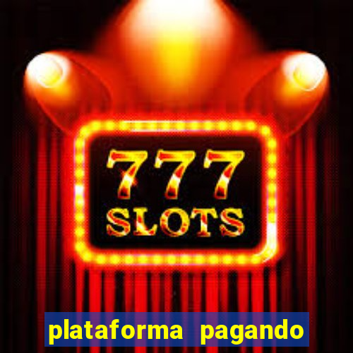 plataforma pagando no cadastro