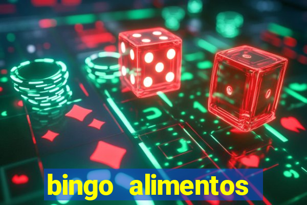 bingo alimentos para imprimir