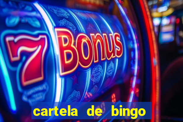 cartela de bingo cha de panela