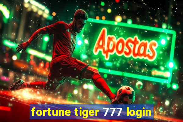 fortune tiger 777 login