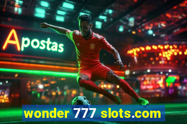 wonder 777 slots.com