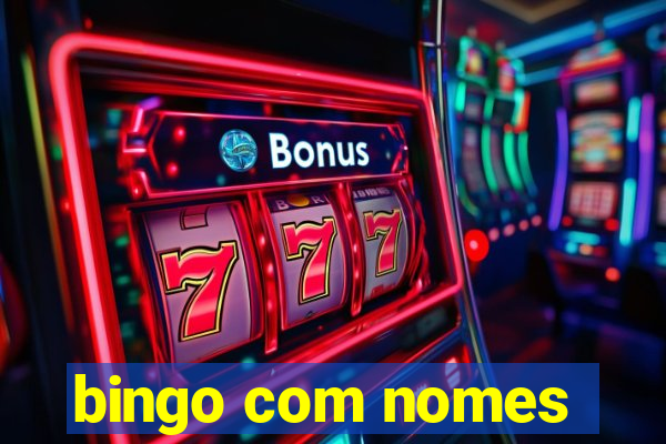 bingo com nomes