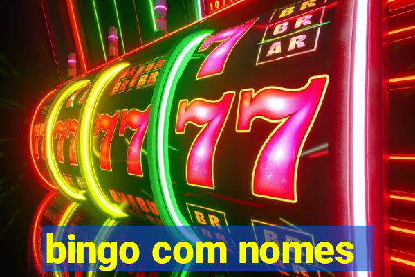 bingo com nomes