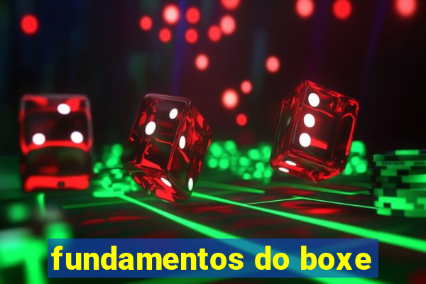 fundamentos do boxe