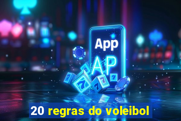 20 regras do voleibol