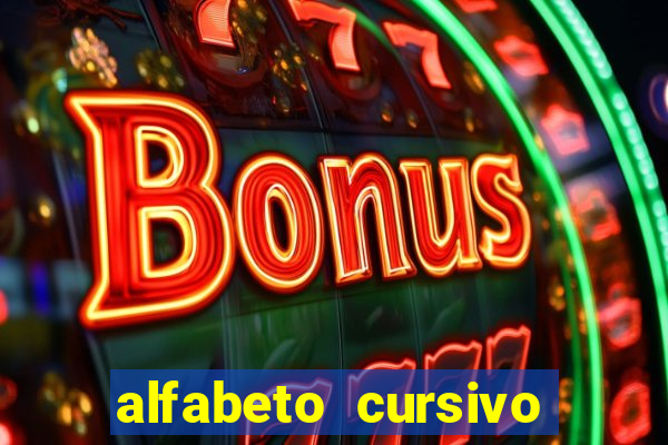 alfabeto cursivo pontilhado para imprimir pdf