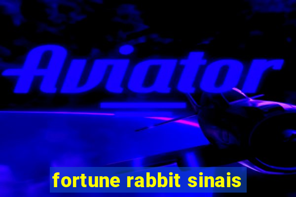 fortune rabbit sinais