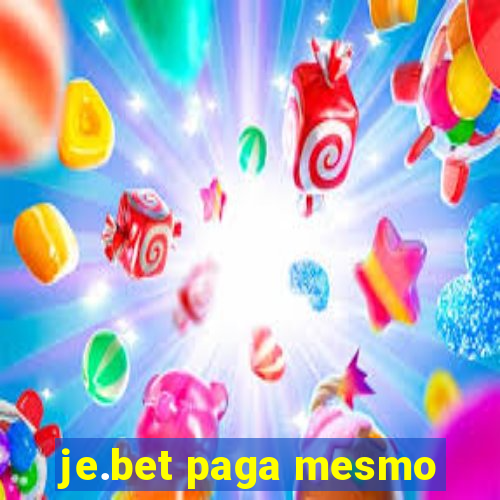 je.bet paga mesmo