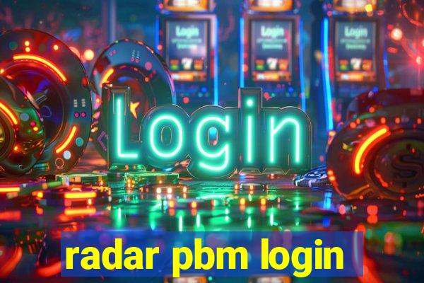 radar pbm login