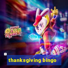 thanksgiving bingo