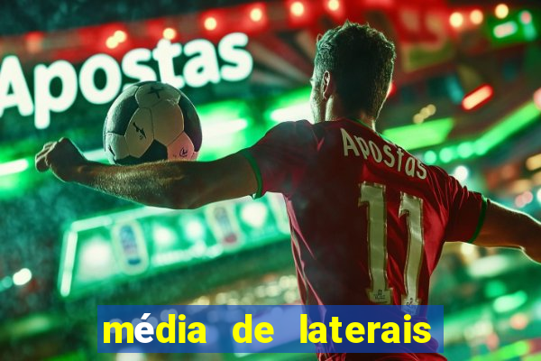 média de laterais por jogo premier league