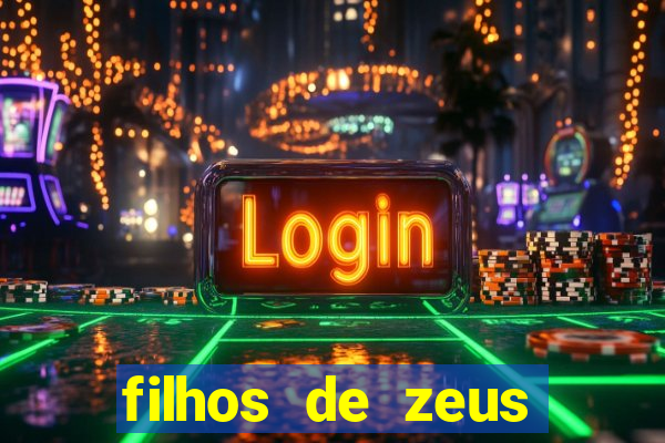 filhos de zeus mitologia grega