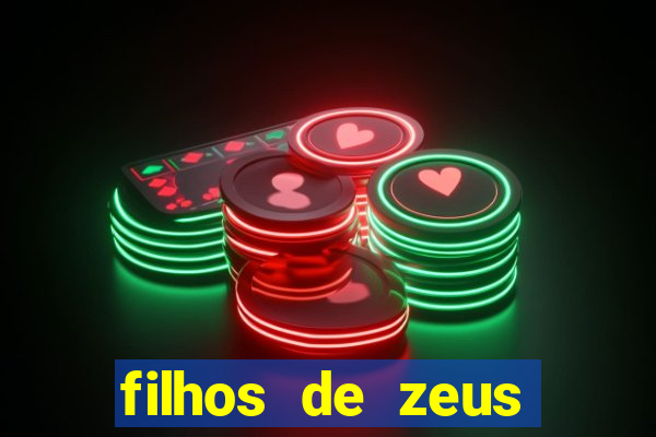 filhos de zeus mitologia grega