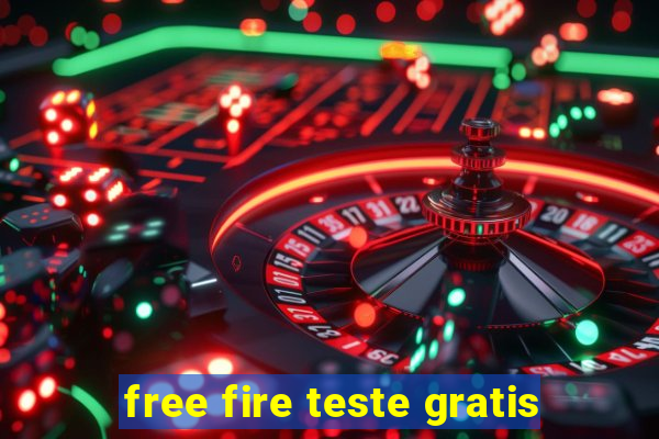 free fire teste gratis