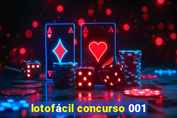 lotofácil concurso 001