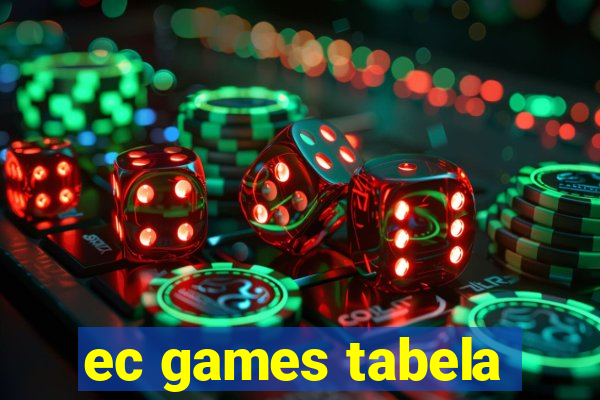 ec games tabela