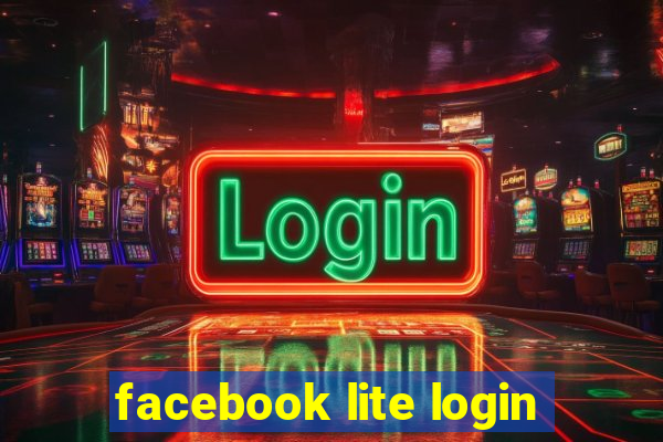 facebook lite login