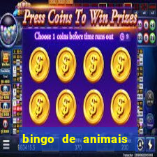 bingo de animais para educa??o infantil