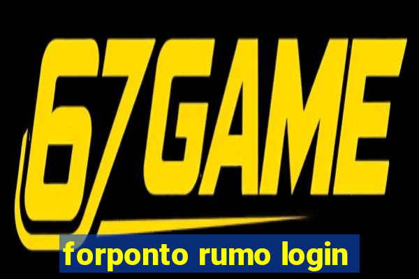 forponto rumo login