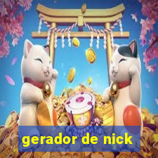 gerador de nick