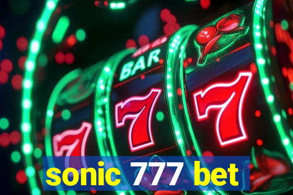 sonic 777 bet