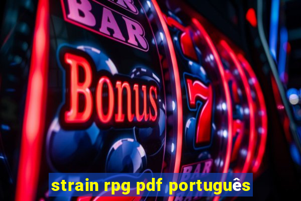 strain rpg pdf português