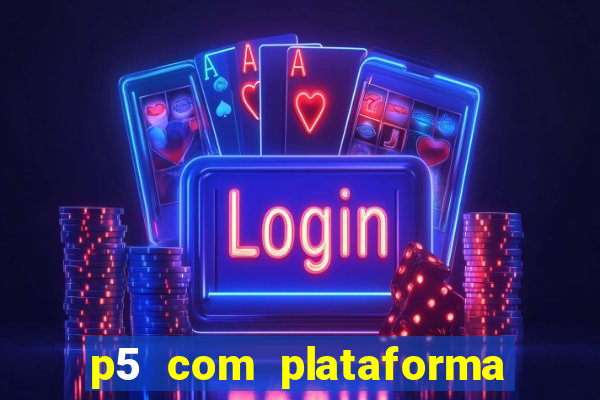 p5 com plataforma de jogos