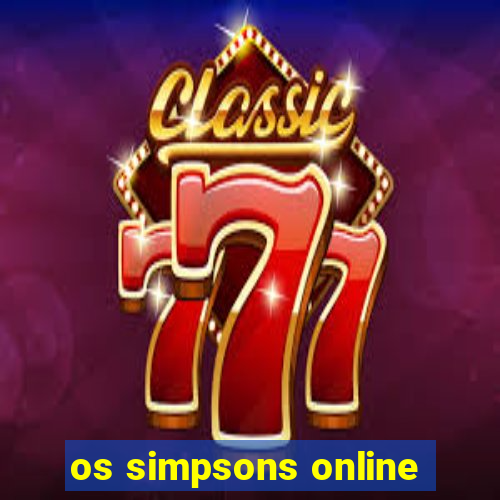 os simpsons online