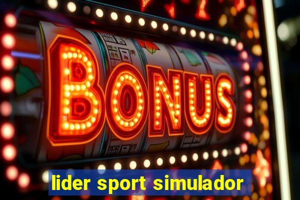 lider sport simulador