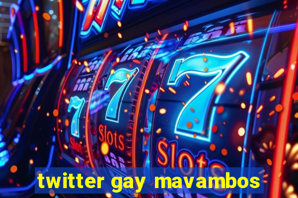 twitter gay mavambos