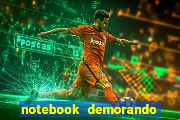 notebook demorando para ligar tela preta